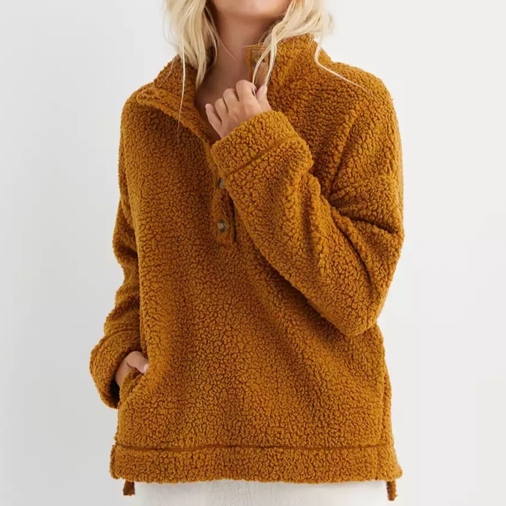 NWT Aerie Cloud Sherpa Oversized Pullover Medium